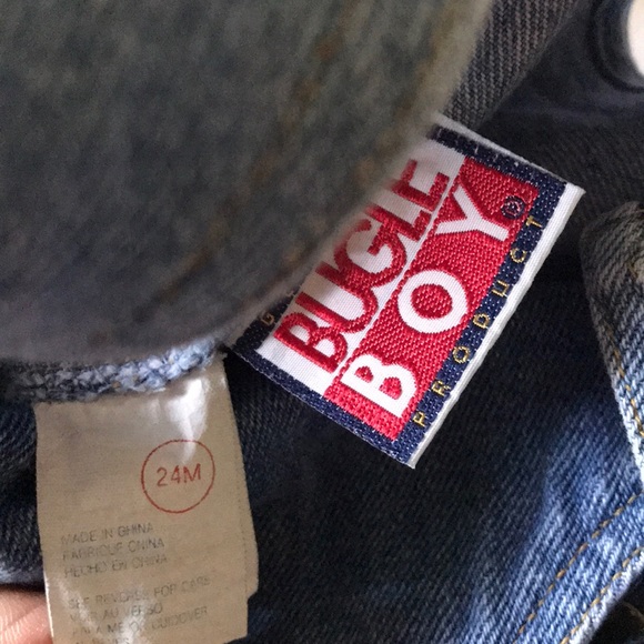 Kids Vintage Denim Short Overalls 24M - Picture 4 of 7